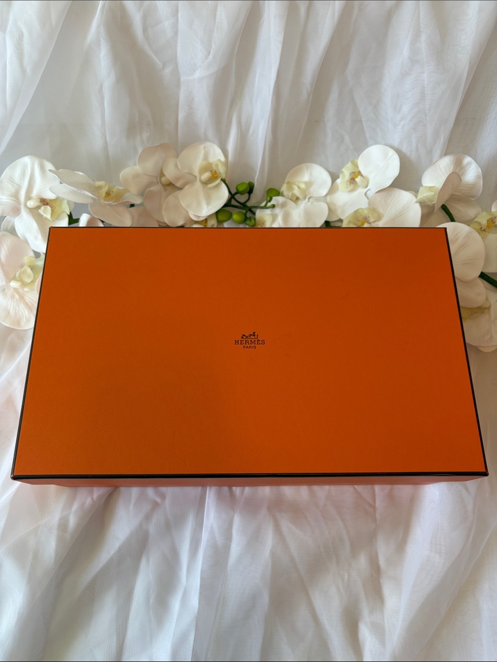 Hermes Handbag Storage Box - 14” L x 8.5” W x 5” D